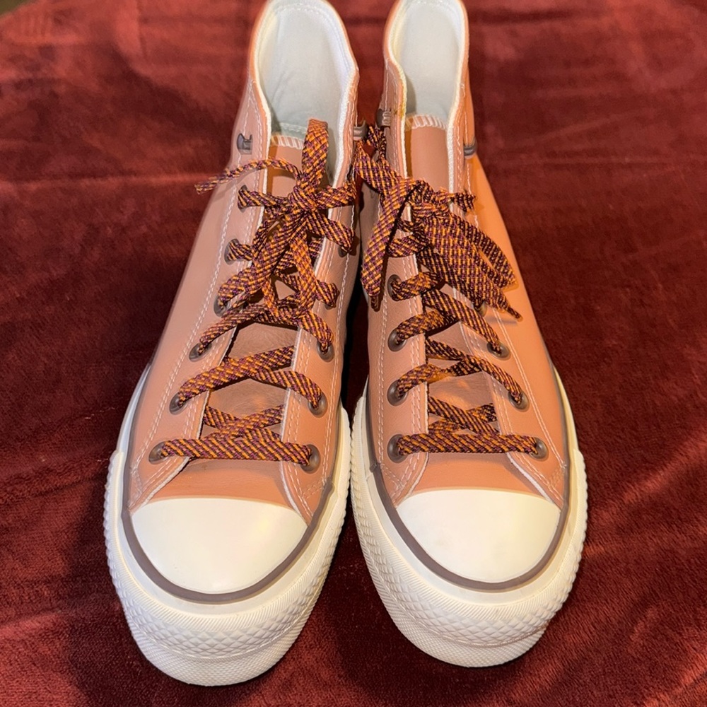 Leather converse